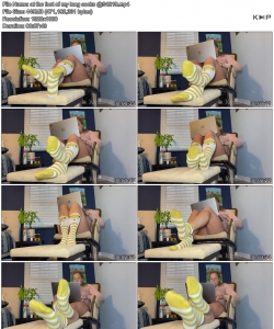 at the foot of my long socks